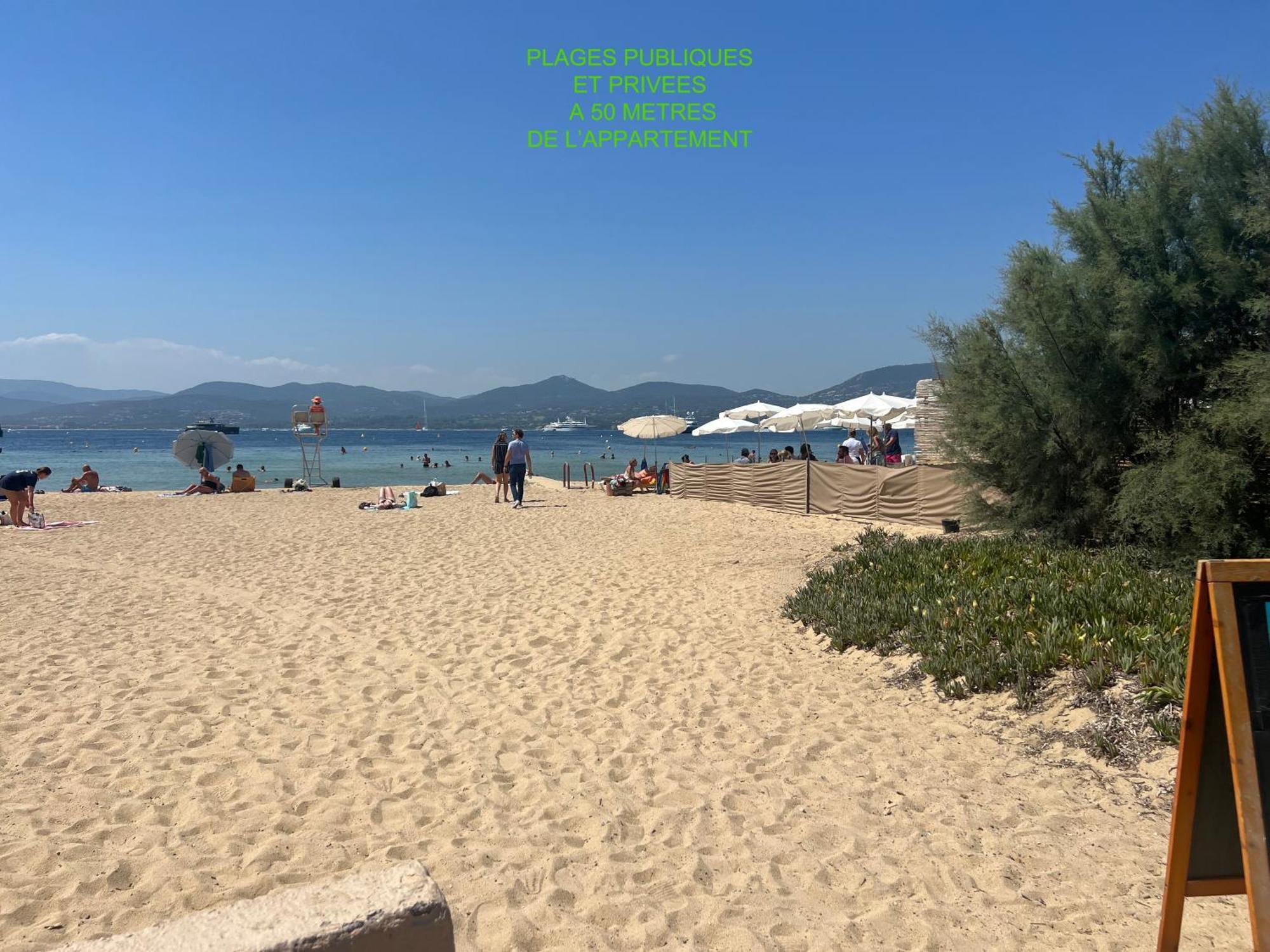 Superbe Appartement Avec Terrasse Jardin Et Parking Prive Saint-Tropez Esterno foto